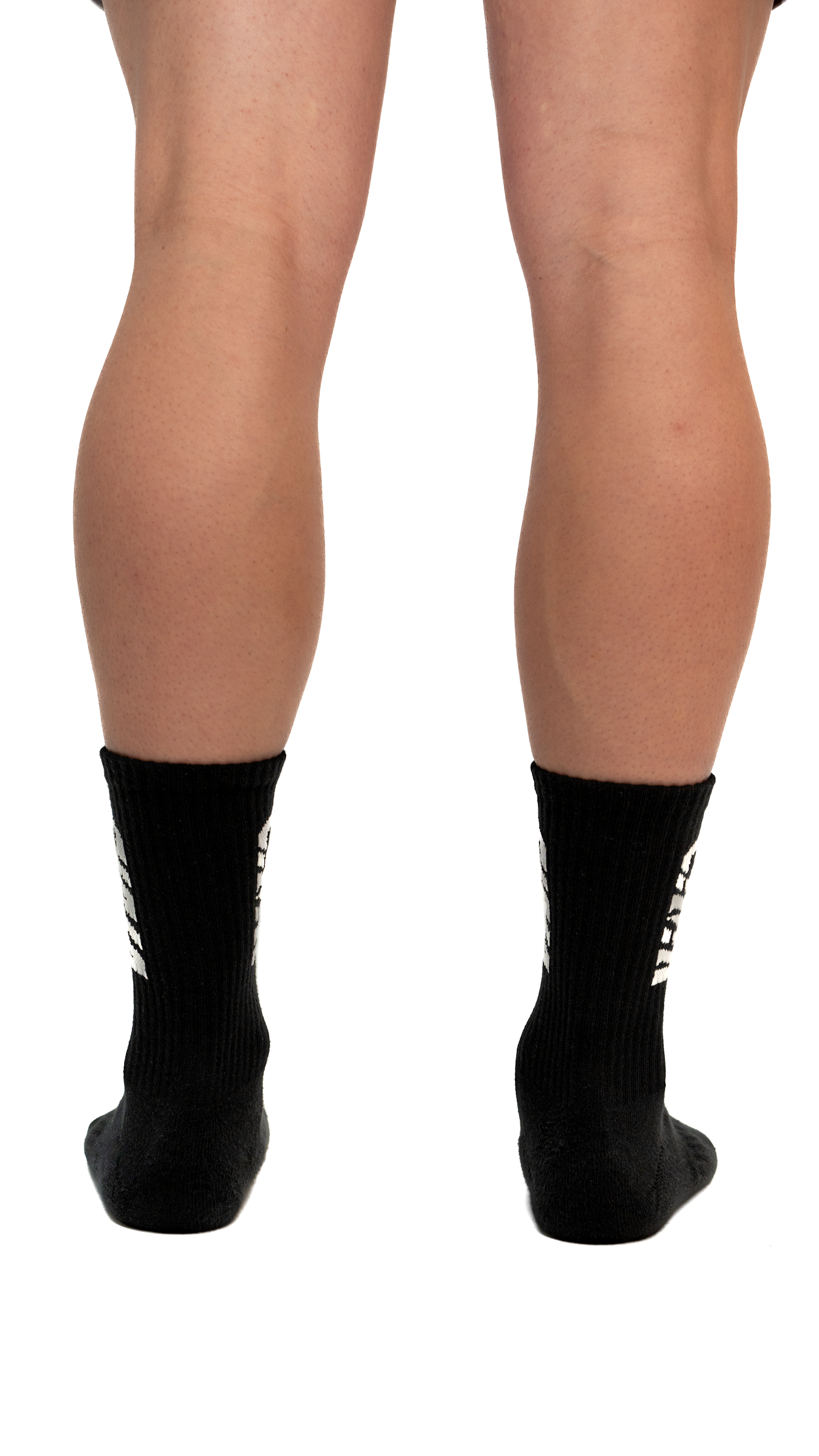 Black Cotton Crew Sock V2 - 3Pk - Unisex