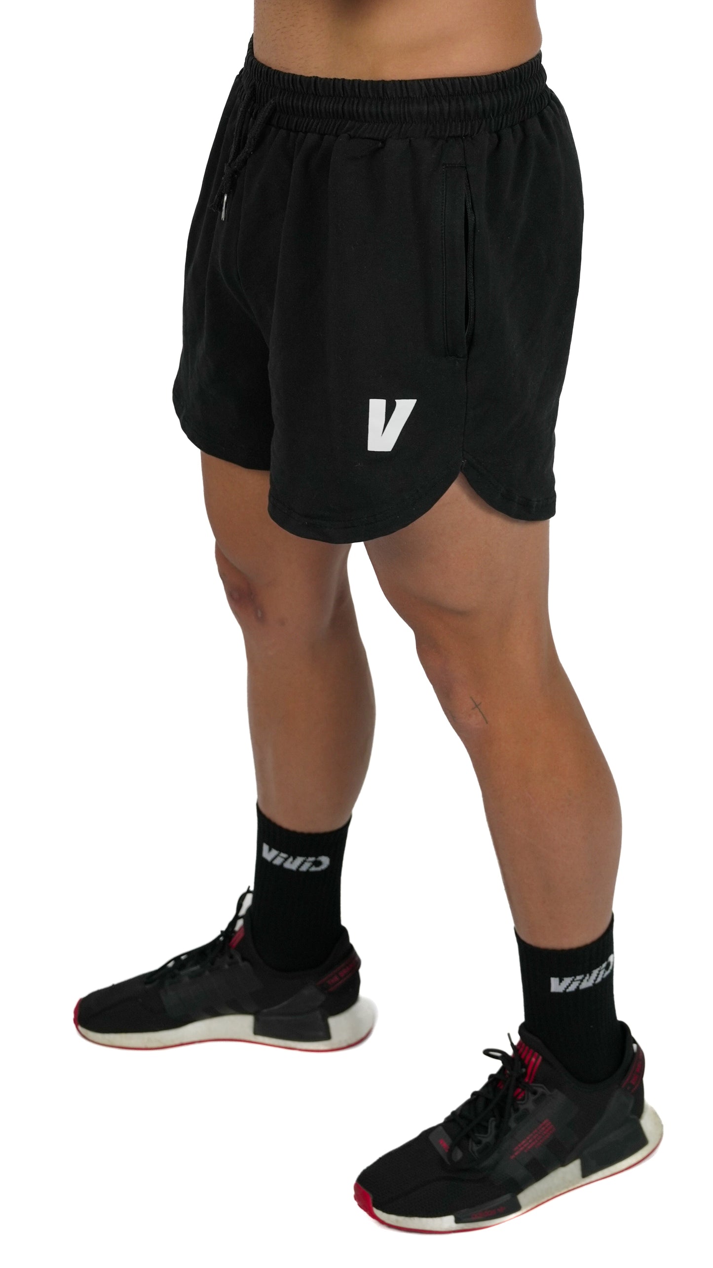 Quad Cut Shorts - Black