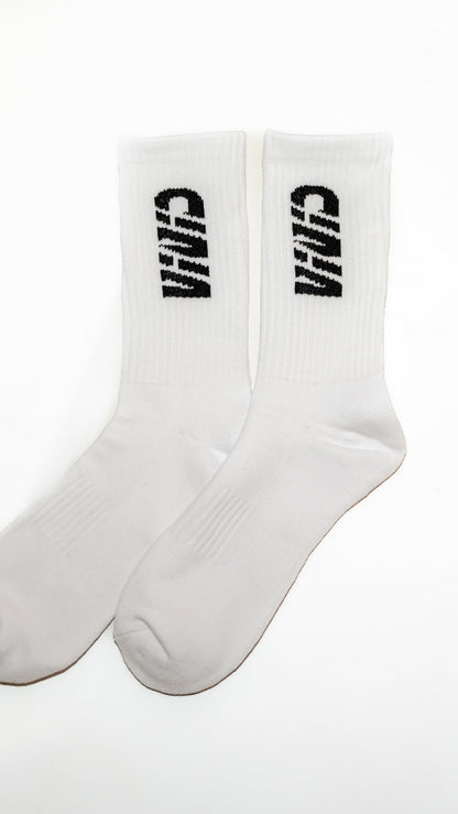 White Cotton Crew Sock V2 - 3Pk - Unisex