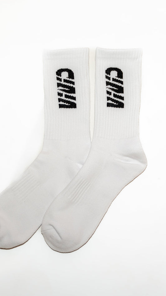 White Cotton Crew Sock V2 - 3Pk - Unisex