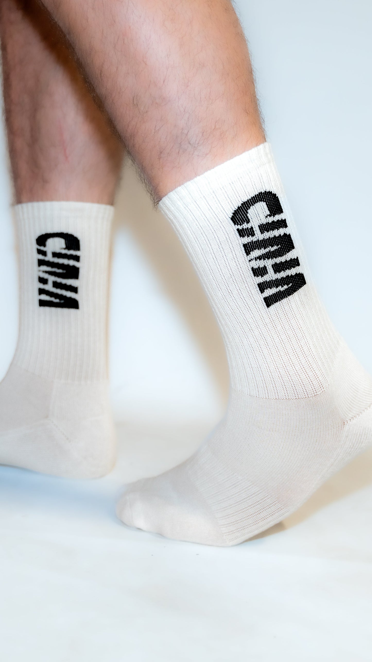 White Cotton Crew Sock V2 - 3Pk - Unisex