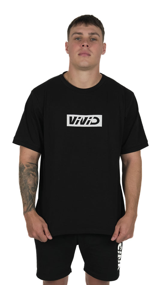 VIVID Box Tee - Black