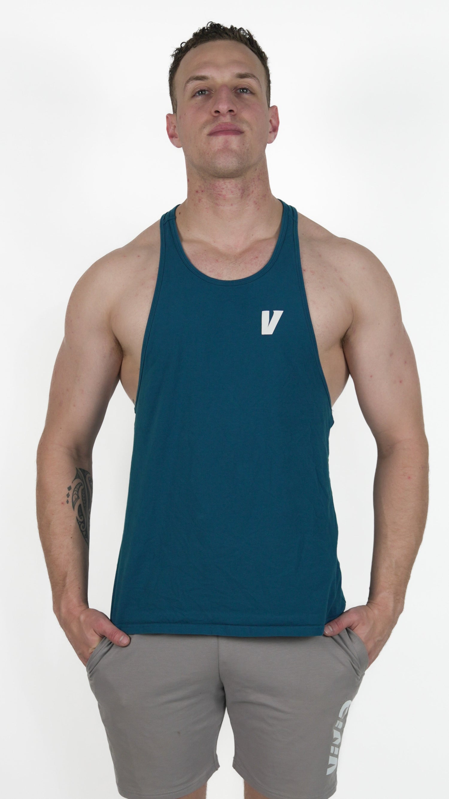 Vivid Y Back Blue