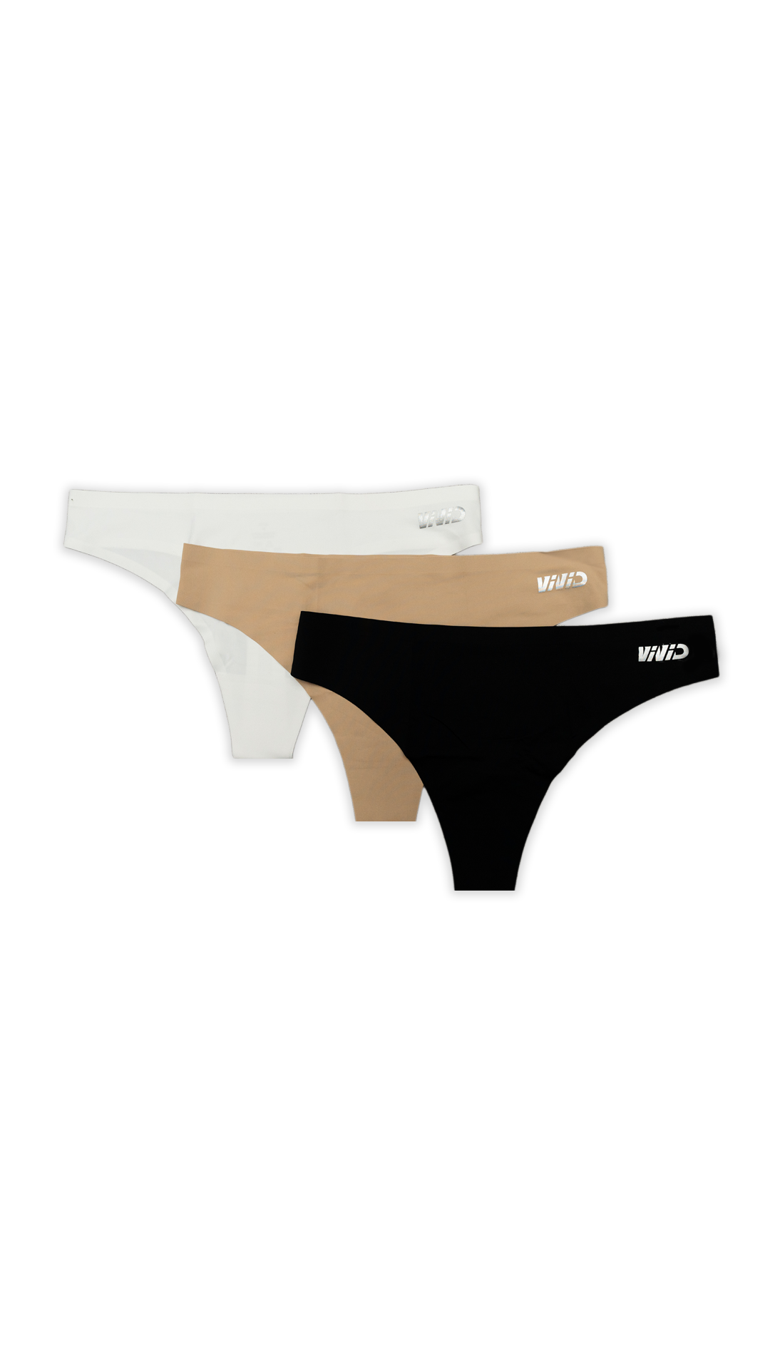 VIVID Seamless G String - 3 Pack (Black, White, Tan) – VIVID Fitness Gear