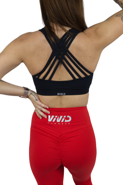 Free Flow Sports Bra - Black