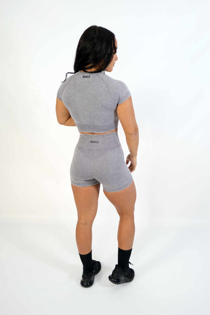 Vivid Seamless Top - Grey