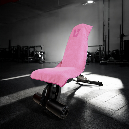VIVID hooded gym towel in light pink