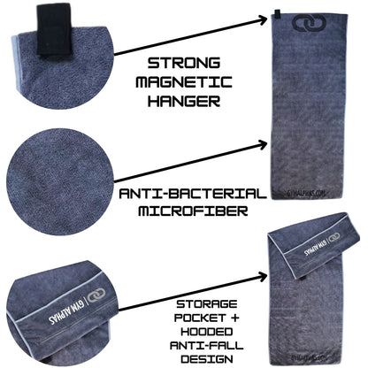 HOODED GYM TOWEL - GYM ALPHAS