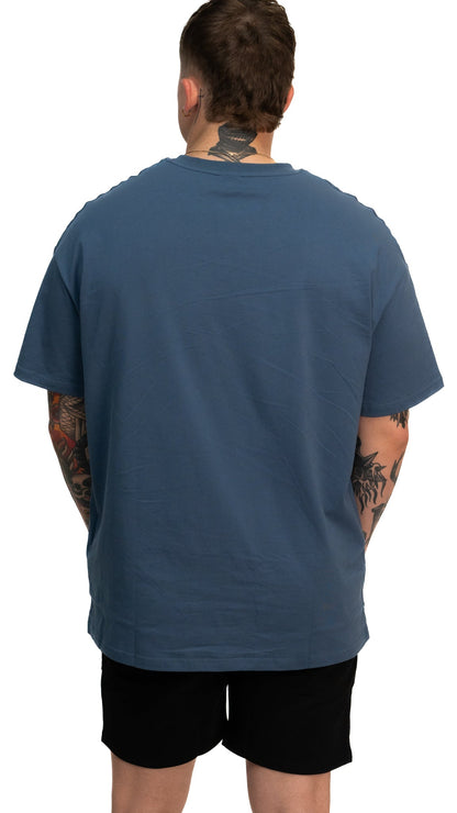 VIVID Oversize Box Tee - Unisex - Ocean Blue